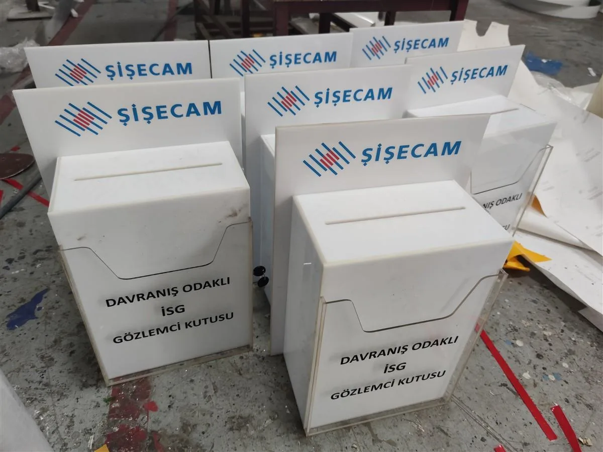 ŞİŞE CAM DAVRANIŞ ODAKLI İSG GÖZLEMCİ KUTUSU