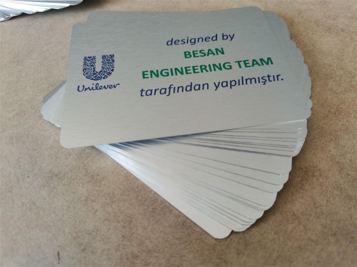 SATİNELİ ALÜMİNYUM ÜZERİ SÜBLİMASYON BASKI