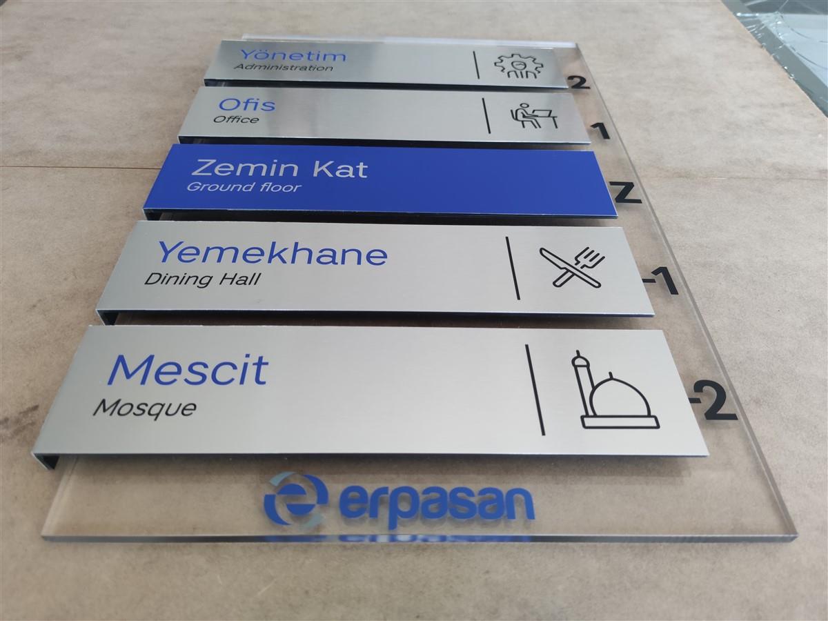 ERPASAN SATİNELİ ALÜMİNYUM YÖNLENDİRME