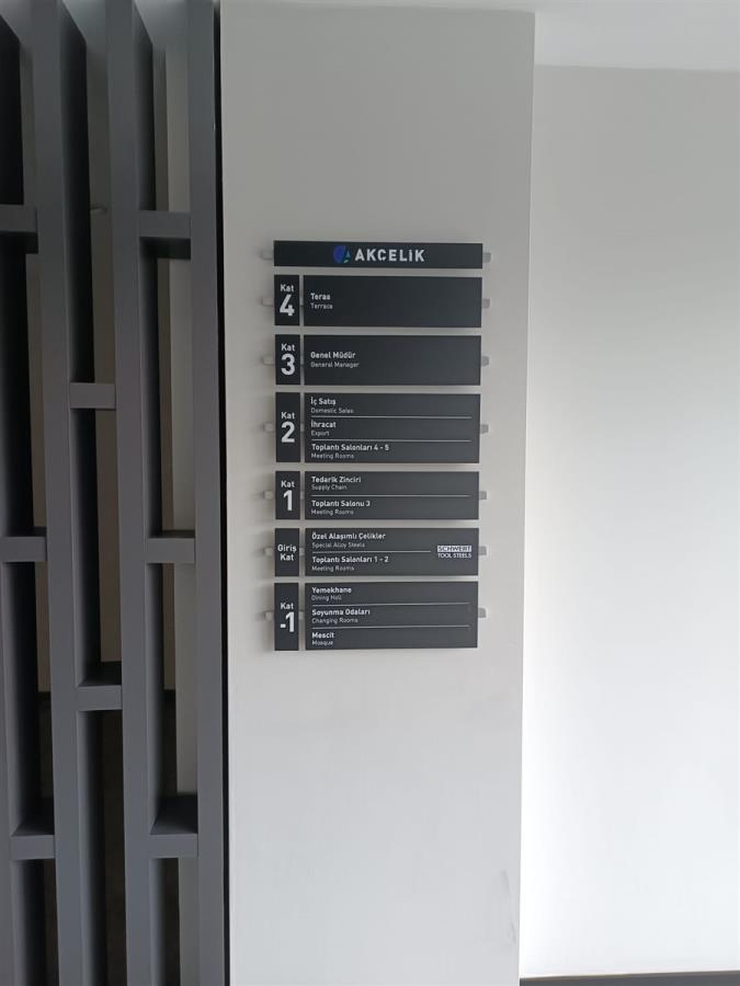 AK ÇELİK İÇ OFİS MODÜLER YÖNLENDİRME