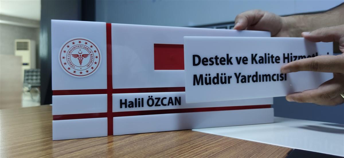 MANYETİK MODÜLER PLEKSİ KAPI İSİMLİĞİ
