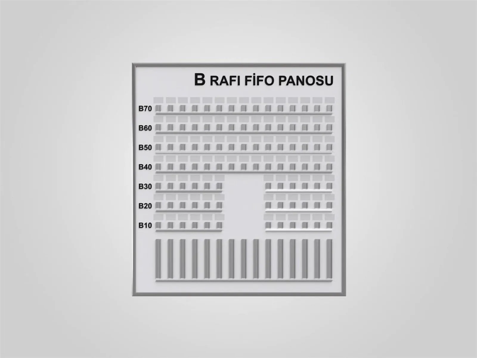 FİFO TAKİP DEPOLAMA PANOSU İMALAT