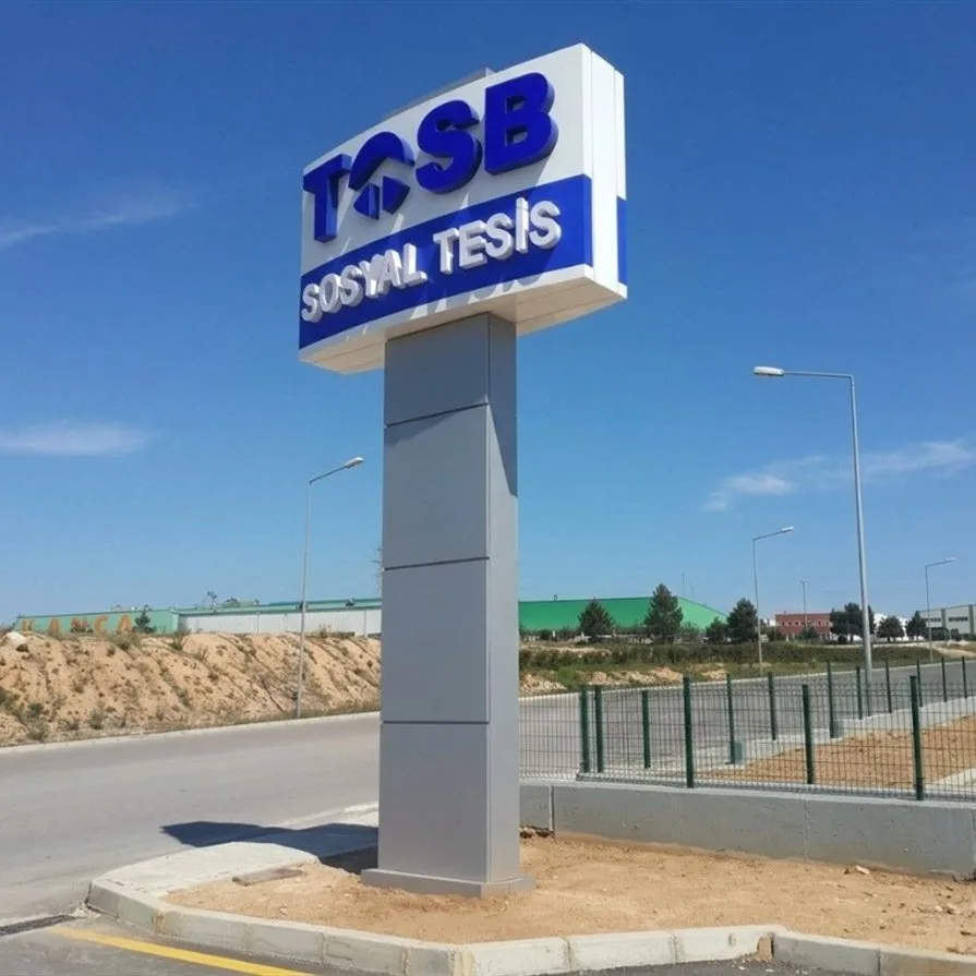TOSB ORGANİZE SANAYİ TOTEM / PİLON TABELA