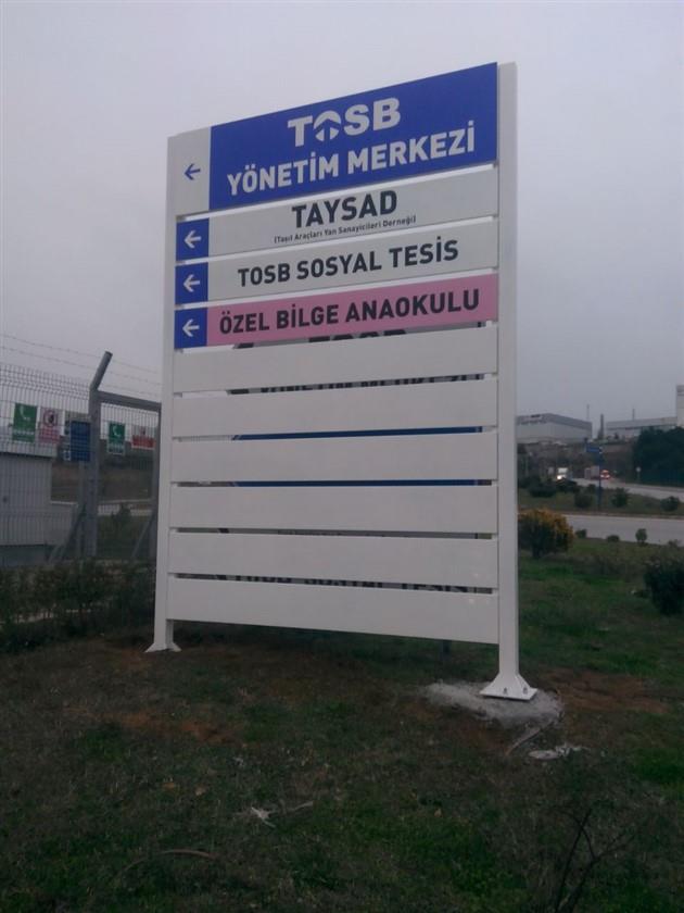 YÖNLENDİRME TABELALARI DIŞ MEKAN SANAYİ SİTELERİ