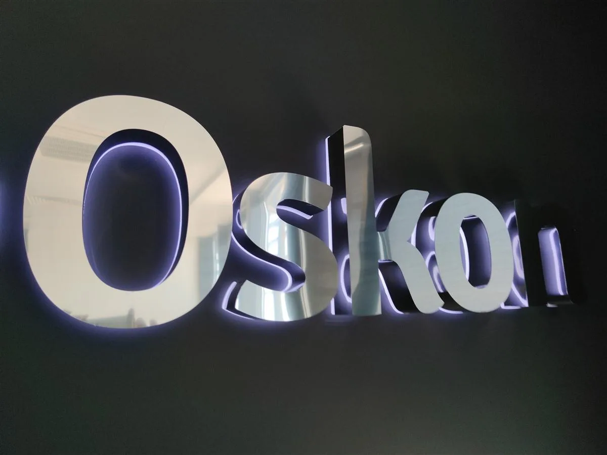 KROM IŞIKLI KUTU HARF TABELA