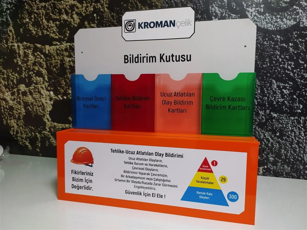 KROMAN ÇELİK ŞİKAYET BİLDİRİM VE ÖNERİ KUTUSU