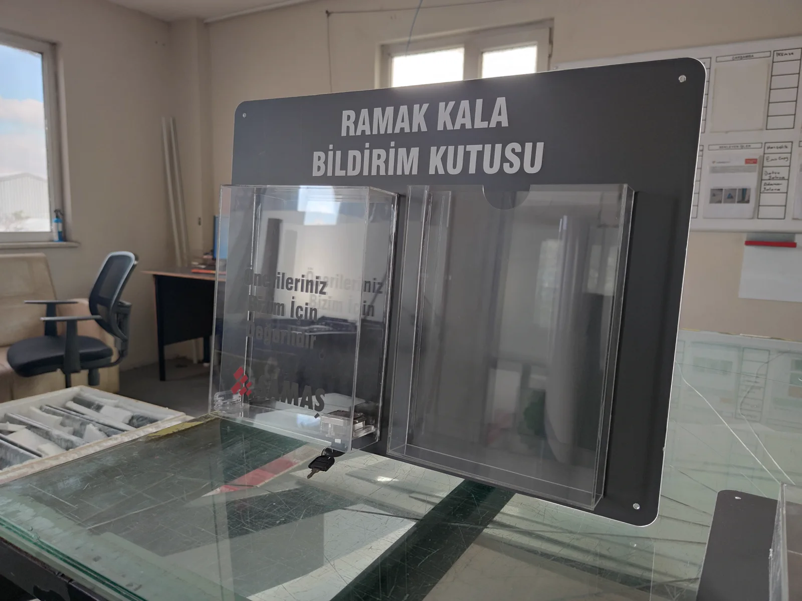 TEHLİKE VE RİSK BİLDİRİM KUTUSU (RAMAK KALA VE ÖNERİ KUTUSU)