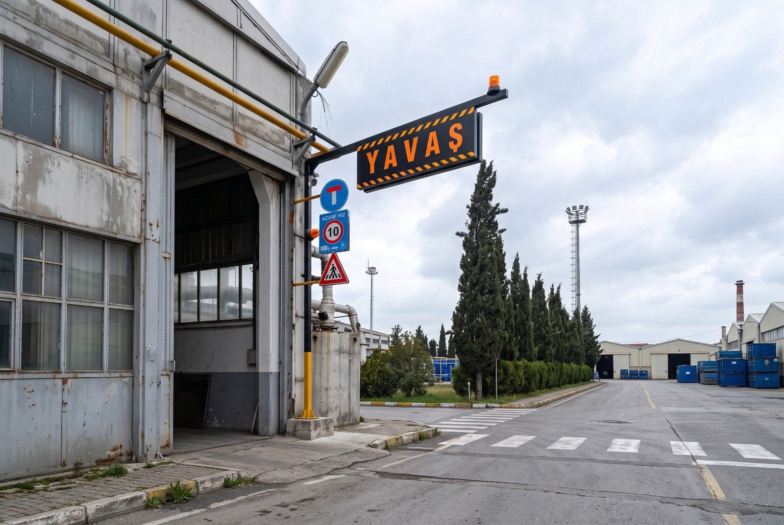 AYAKLI LED PANEL DİKKAT ARAÇ TABELA ÇALIŞMASI