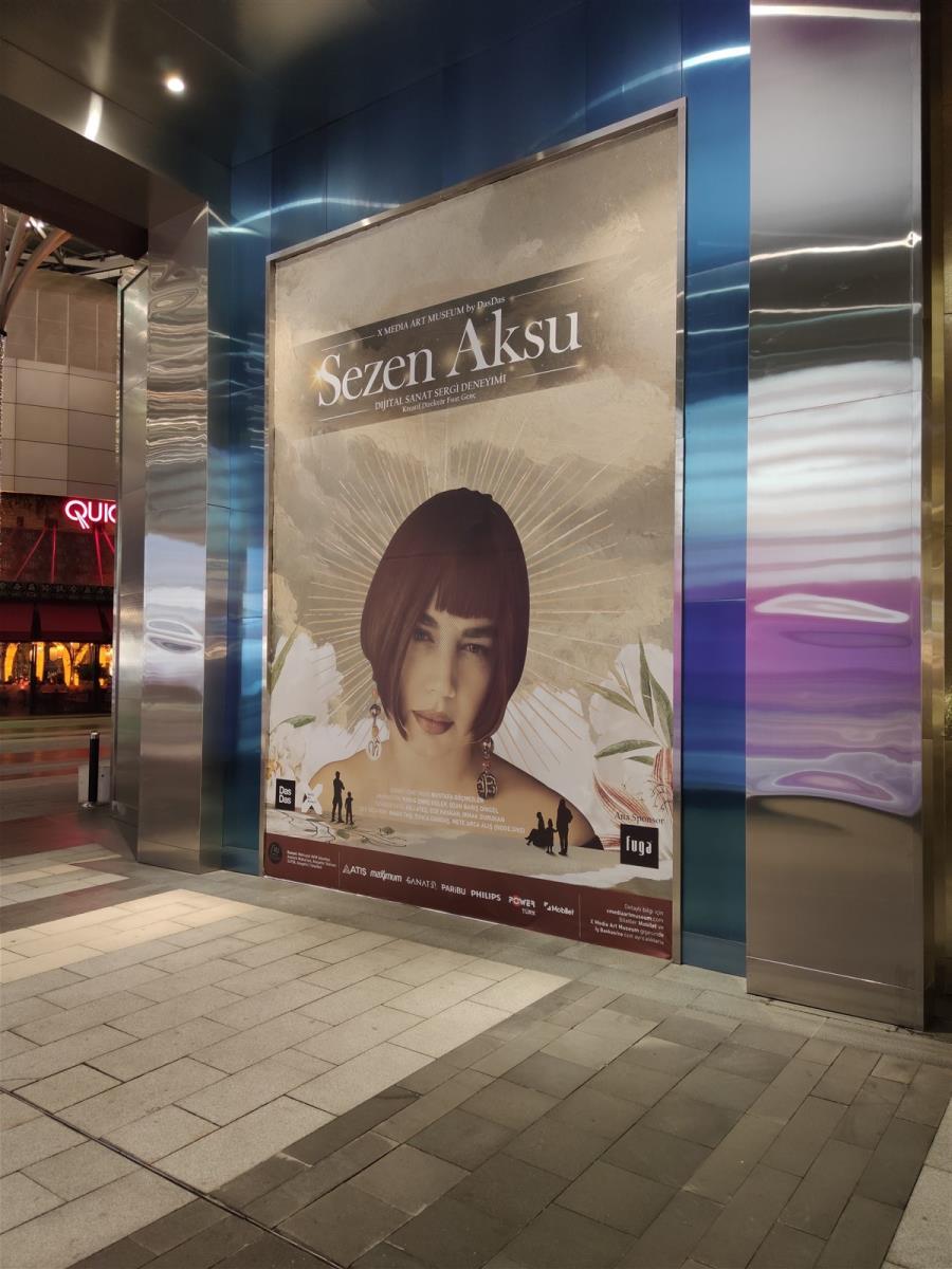 Sezen Aksu Dijital Sanat Sergisi, X Media Art Museum by DasDas'ta