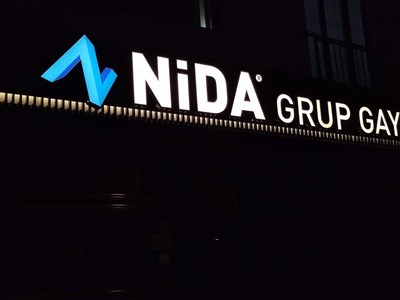 NİDA GROUP PROFİL IZGARA CEPHE IŞIKLI KUTUHARF