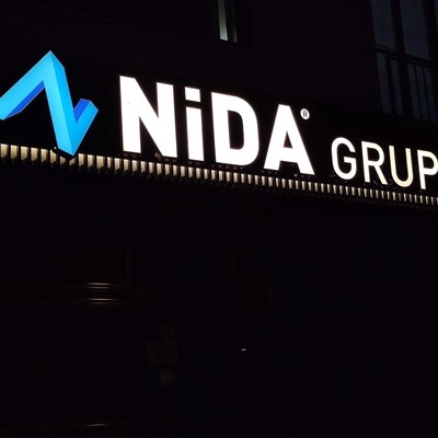 NİDA GROUP PROFİL IZGARA CEPHE IŞIKLI KUTUHARF