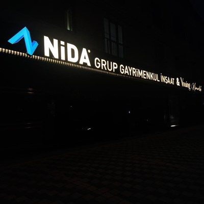 NİDA GROUP PROFİL IZGARA CEPHE IŞIKLI KUTUHARF