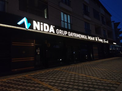 NİDA GROUP PROFİL IZGARA CEPHE IŞIKLI KUTUHARF