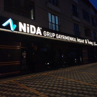 NİDA GROUP PROFİL IZGARA CEPHE IŞIKLI KUTUHARF