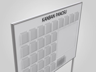 KANBAN YÖNETİM PANOSU İMALATI